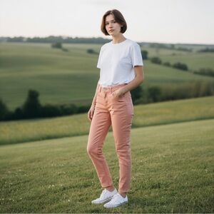 LOFT Pink Skinny Jeans Modern Fit